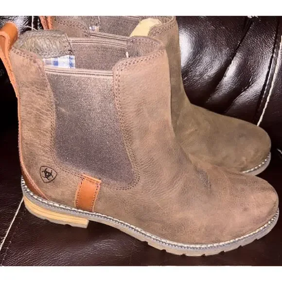 Brown Leather Chelsea Boots - Picture 6 of 11